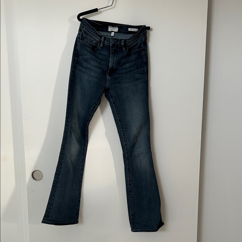 Frame Denim Dark Blue Boot Cut Jeans Size 27